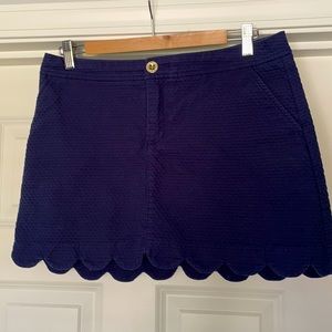Lilly Pulitzer Colette scallop hem skort